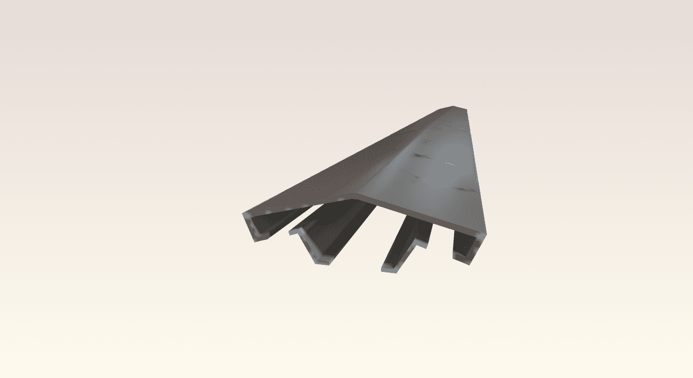 Ridge vent component used for continuous exhaust ventilation along a roof peak
