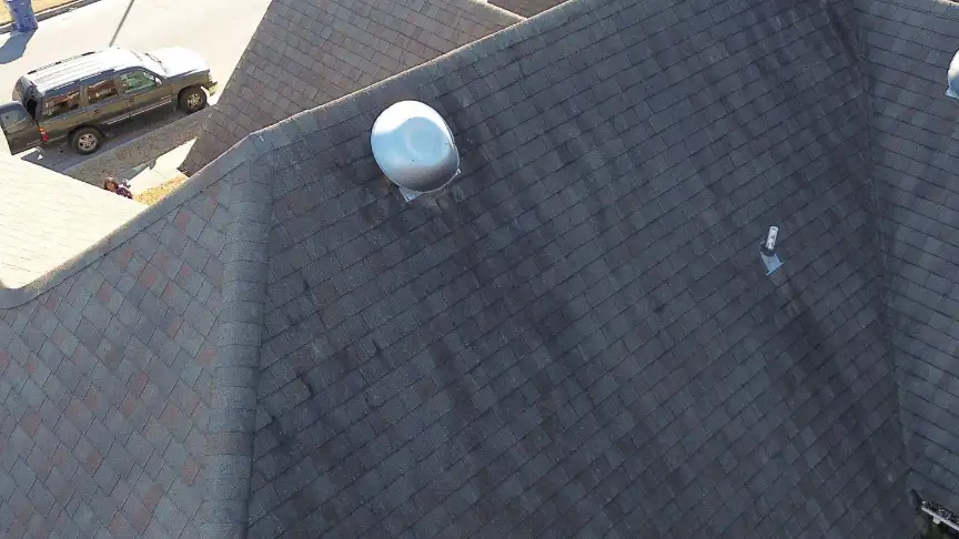 Skylight and new shingle installation on a Hazel Green AL home